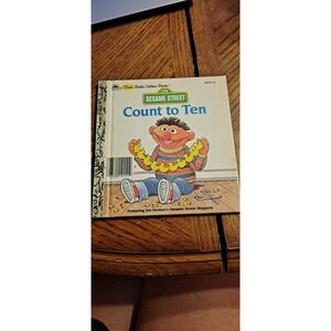 Sesame Street Count to Ten | First Little Golden Book | VINTAGE 1986 Ernie